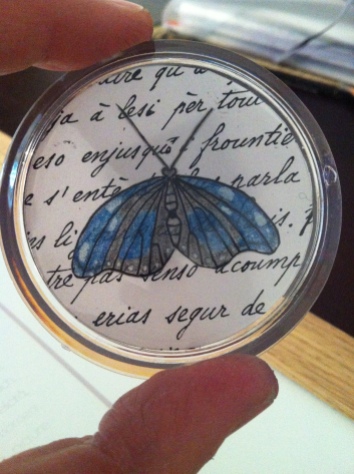 papillon en papier calque